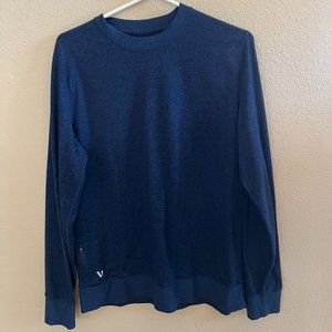 Vuori Men's Ponto Performance Crew in Ink Heather